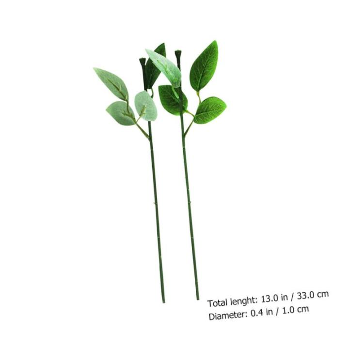 280 STK Rosenstiel künstliche blüten Artificial Rosenblumenstiel Bouquet Fake Fake grünes Blatt künstliche Rosen Material für künstliche Blumen handgemachtes Material Draht.