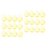 2 Sätze 2 Sets Künstlicher Knoblauch Fotografie Requisiten Knoblauchflocken Modell Nachahmung Von Knoblauchflocken Requisiten Realistisches Gemüse Simulierte 12 Stück * 2