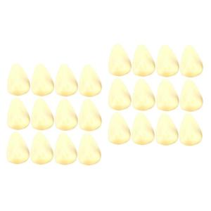 2 Sätze 2 Sets Künstlicher Knoblauch Fotografie Requisiten Knoblauchflocken Modell Nachahmung Von Knoblauchflocken Requisiten Realistisches Gemüse Simulierte 12 Stück * 2
