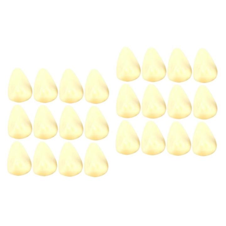2 Sätze 2 Sets Künstlicher Knoblauch Fotografie Requisiten Knoblauchflocken Modell Nachahmung Von Knoblauchflocken Requisiten Realistisches Gemüse Simulierte 12 Stück * 2