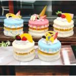 Fake Kuchen künstliche Kuchen 3 Pcs Künstliche Kuchen Simulation Kuchen Modell Faux Dessert Lebensmittel Fotografie Requisiten Für Shop Decor Realistisches Essen