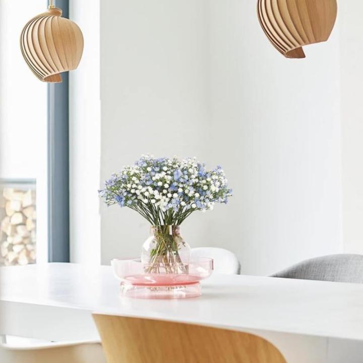 Gypsophila , 10 stuks, Gypsophila , Gypsophila, namaakbloemen, boeketten voor bruiloft, bruid, feest, woondecoratie (blauw en wit)