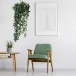 , hangende groene hangende 2 stuks, bladeren, namaak-slingers, kunststof planten, voor bruiloft, tuin, wanddecoratie (lengte: 80 cm)