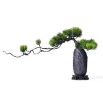 Künstlicher Bonsai-Baum Chinesischen Stil Simulation Begrüßen Kiefer Künstliche Bonsai Keramik Vase Set Wohnzimmer Zimmer Zen Dekoration Gefälschte Kiefer Bäume Künstliche B