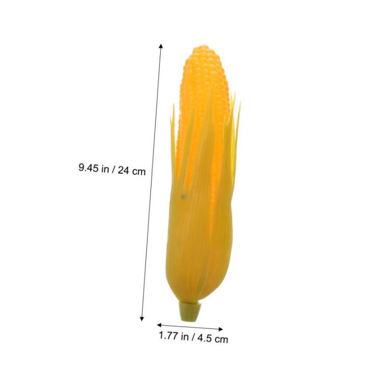 6st Mais Zur Dekoration Botanisches Dekor Simulation Lebensechtes Pflanzen Dekor Wohnakzente Dekor Realistisches Gemüse Kunstpflanze Ornament Gefälschtes Essen Schrank Süssigkei