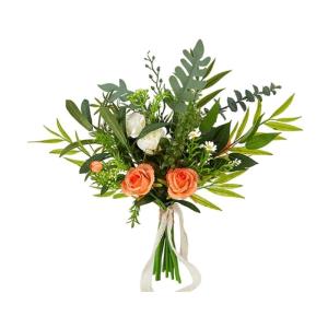 Hochzeitssträuße für die Braut, Brautjungfer, Handsträuße, künstliche Blumen zum Werfen, Zeremonie, Jahrestag, Brautparty-Dekorationen