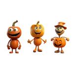 Halloween pompoendecoratie 16 cm pompoen tafeldecoratie schattige tafeldecoratie Halloween decoratie Halloween party ornamenten