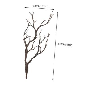 6St Halloween-Dekorationssimulationsanlage Halloween Dekoration Halloween Decor Künstliche Pflanze Weihnachtsbaumzweig AST gefälschte getrocknete Zweige Tischdekorationen zu Haus