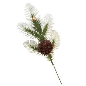 3 Stück Künstliche Tannenzweige Weihnachtsbeeren Tannennadeln Tannenzapfen Kunstblumen Blumenzweige Beeren Christmas Ornaments Weihnachtsbaumschmuck für DIY Basteln Heimdekorati