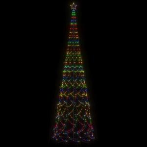Led-kerstboom, dennenboom, lichtboom, kerstdecoratie, verlichting, buitenverlichting, lichtketting, outdoor, kegelvorm, meerkleurig, 3000 leds, 230 x 800 cm