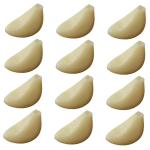 1 Satz Simulierter Knoblauch Realistische Knoblauchzehen Grüner Knoblauch Küchendekoartikel Simulierte Knoblauchzehen Gefälschtes Gemüse Simulierte Gemüsemodelle PVC 12st
