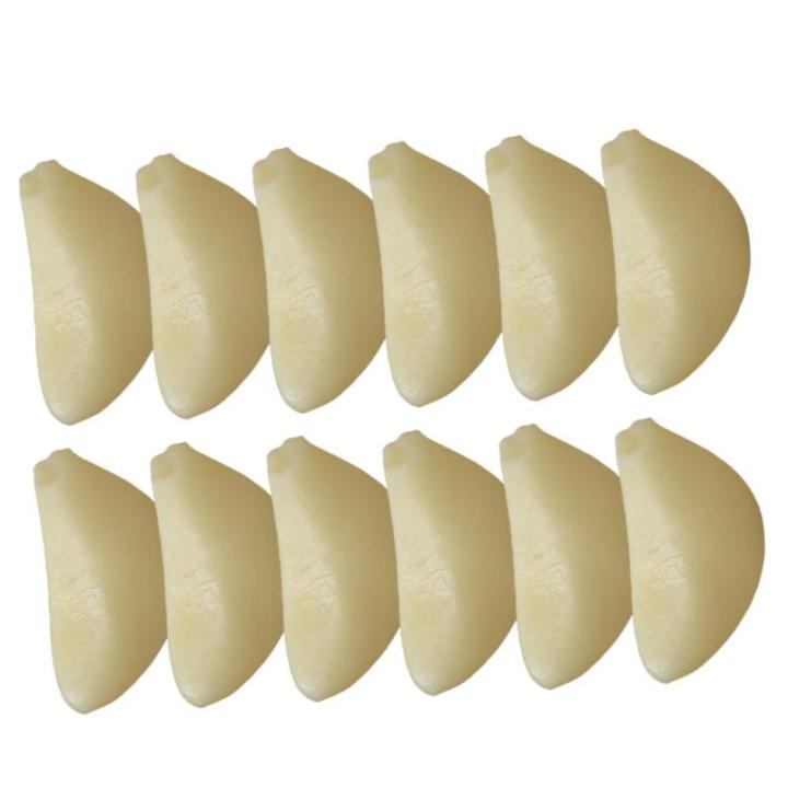 36 STK Simulierter Knoblauch Gefälschter Weißer Knoblauch Lebensechter Knoblauch Simulierte Knoblauchzehen Modell Knoblauchzehen Gefälschter Knoblauch Elefantenknoblauch PVC