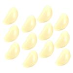 2 Sätze 2 Sets Künstlicher Knoblauch Fotografie Requisiten Knoblauchflocken Modell Nachahmung Von Knoblauchflocken Requisiten Realistisches Gemüse Simulierte 12 Stück * 2