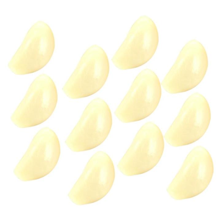 2 Sätze 2 Sets Künstlicher Knoblauch Fotografie Requisiten Knoblauchflocken Modell Nachahmung Von Knoblauchflocken Requisiten Realistisches Gemüse Simulierte 12 Stück * 2