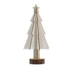 Hölzerne Weihnachtsbaum Dekoration,Mini Desktop Dekoration,Familie Tisch Kamin Dekoration,Hölzerne Weihnachtsbaum Tischplatte Weihnachtsdekorationen für Weihnachten Party Tisch 