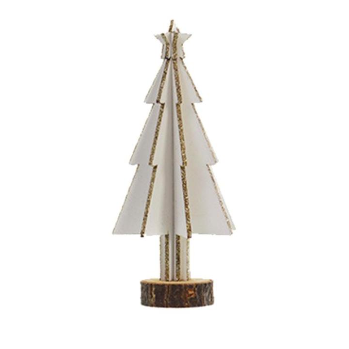 Hölzerne Weihnachtsbaum Dekoration,Mini Desktop Dekoration,Familie Tisch Kamin Dekoration,Hölzerne Weihnachtsbaum Tischplatte Weihnachtsdekorationen für Weihnachten Party Tisch 