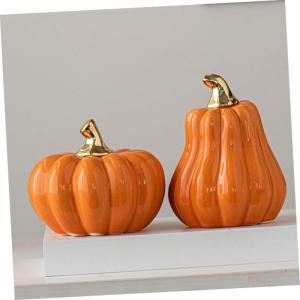Scandinavische keramische pompoen herfstdecoratie pompoen decoratieve pompoenen realistische pompoenversiering mini-pompoenen van porselein pompoen decoratief figuur herfstpompoen 