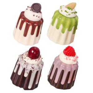 Fake Kuchen künstliche Kuchen 2 Stücke Simulation Kuchen Gefälschte Dessert Desktop Kuchen Dekoration Kuchen Dessert Modell Künstliche Kuchen Realistisches Essen
