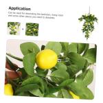 5st Simulation Zitronenrattan Herbstliche Fruchtgirlande Dekorationen Für Zu Hause Zweig Der Zitrone Dekor Für Zu Hause Zitronendekoration Für Zu Hause Kunstpflanzen Green Plast