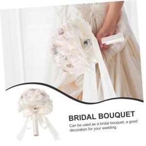 1Stk Braut Brautjungfern Blumensträuße künstlicher Brautstrauß Rosenstrauß hochzeitsdeko hochzeits Dekoration brautkleid Braut Hochzeitsstrauß Braut Rose