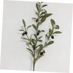 150 STK Olivenimitat Olivenornament Olive Dekorationen Künstliche Früchte Falsches Obst Obstdekor Modell Mit Gefälschten Früchten Dekoration Mit Künstlichen Früchten Plastik
