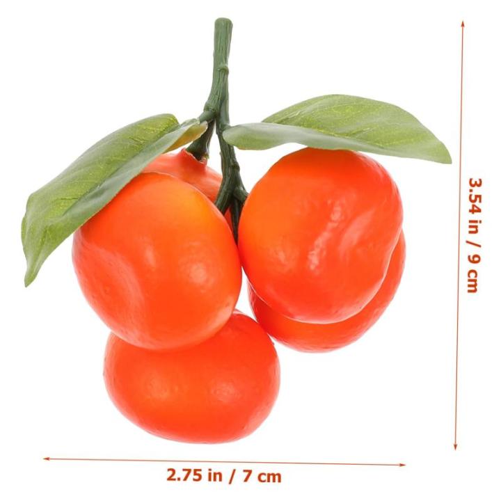 3 Sätze Simulation Orange Gefälschte Zitronen Obst Orange Spielzeug Dekorative Frucht Orange Küche Obst Photogratpy Requisiten Obst Fotografie Prop Obst Pflanzen 5 Stück * 3