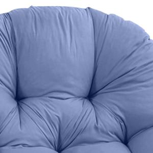 Ersatzkissen für Eierstühle, Hängesesselkissen, bequemes, Dickes Sitzkissen für Hängekörbe, Kissen für die Gartenhängematte, grau Blau