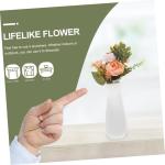 Künstlicher Pfingstrosenstrauß Künstliche Seidenblumen Nordisches Dekor Tischdekorationen Pfingstrose Seidenblumenstrauß Pfingstrose Getrocknete Blumen Rosendekor Orange Seiden