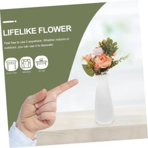 Künstlicher Pfingstrosenstrauß Künstliche Seidenblumen Nordisches Dekor Tischdekorationen Pfingstrose Seidenblumenstrauß Pfingstrose Getrocknete Blumen Rosendekor Orange Seiden