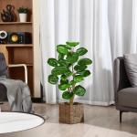 Kunstplant in zwarte pot, 68 cm hoog, kunstmatige Aralia Balfour boom, kunstplant Aralia Polyscias Fabian plant, namaak-kaderaralie, potplant voor thuis, kantoor, woonkamer decorat