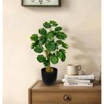 45 cm kleine , in pot, decoratieve planten in pot, zoals echt, Chinese geldplant, plastic planten voor woonkamer, slaapkamer, kantoor, decoratie