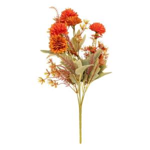 Atmosphera - Künstlicher herbststrauß Pery h33cm - orange