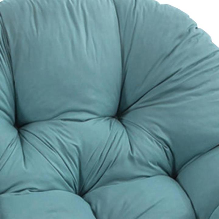 Komfortables Polster für Hängestühle, Weiches Sitzkissen für Schaukelstühle Im Freien, grau Grün