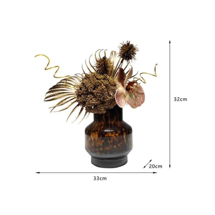 Kunstblumen Vintage handgefertigter künstlicher Blumenstrauß – hochsimulierte Kunstpflanzen für Eingangsbereich, Wohnzimmer, Esstisch für jeden Anlass