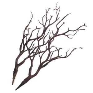 2St Halloween-Dekoration Äste künstliche Baumstäbe künstliche Rankenstiele künstliche Süße Halloween Dekoration Pflanzen Links DIY Bastelzweige DIY-Zweige für Blumenarrange