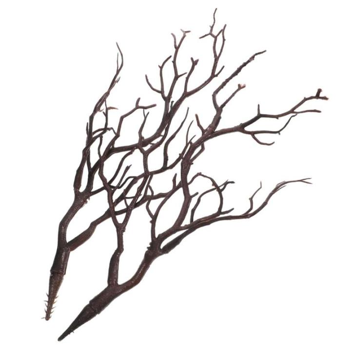 2St Halloween-Dekoration Äste künstliche Baumstäbe künstliche Rankenstiele künstliche Süße Halloween Dekoration Pflanzen Links DIY Bastelzweige DIY-Zweige für Blumenarrange