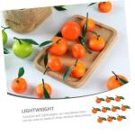 1 Satz Lebendige Orangen Requisiten Szenenschmuck Schüssel Vasenfüller Früchte Kunstobst Künstliche Früchte Desktop-deko Mit Künstlichen Orangen Künstliches Orangendekor PVC