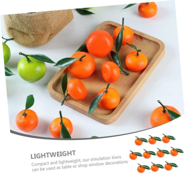 1 Satz Lebendige Orangen Requisiten Szenenschmuck Schüssel Vasenfüller Früchte Kunstobst Künstliche Früchte Desktop-deko Mit Künstlichen Orangen Künstliches Orangendekor PVC