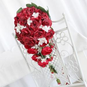 Künstlicher Blumenstrauß, Simulation Rosen, Blumen, Blumenarrangement, Dekoration