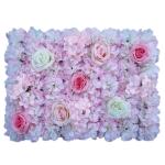 1 stuk 40 cm x 60 cm bloemenwandpaneel, , wandpaneel, bloemen, achtergrond, voor bruiloft, verjaardag, feest, woondecoratie, wanddecoratie, lichtroze B