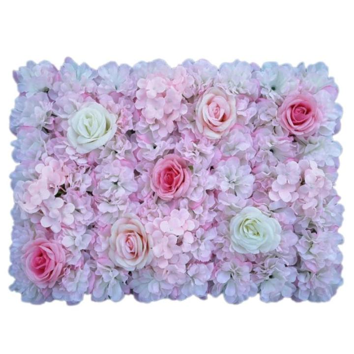 1 stuk 40 cm x 60 cm bloemenwandpaneel, , wandpaneel, bloemen, achtergrond, voor bruiloft, verjaardag, feest, woondecoratie, wanddecoratie, lichtroze B