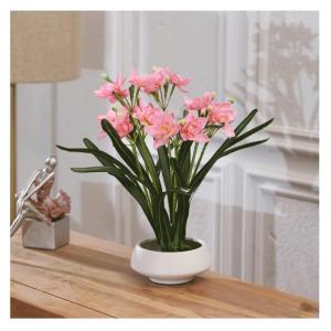 Kunstblumen Simulations-Fälschungsblume, künstliche Bonsai-Pflanzen mit Keramiktopf, Narzissen-Blumenarrangements für Hochzeitsfeiern zu Hause für jeden Anlass