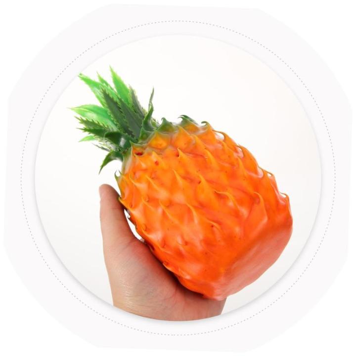 3st Simulierte Ananas-Ornamente Künstliche Ananas Ananas-Statue Künstliches Ananas-Modell Künstliche Früchte Falsches Obst Obstdekor Für Die Küche Simuliertes Obst Harz Orang