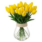 20 stuks kunstbloemen, kunstbloemen, tulp, kunstbloemen, tulp, bloemenboeket, latex, bloemen, zijde, tulp, real-touch, voor thuis, feest, bruiloftsboeket, tuindecoratie