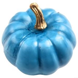 Künstlicher Jute-Kürbis für Thanksgiving-Dekoration, verschönern Sie mühelos die Herbstästhetik Ihres Hauses (blau)