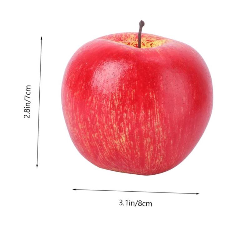 1 Satz Künstlicher Apfel Künstliche Rote Mini-äpfel Modell Künstliche Früchte Künstliches Modell Wohnungsdeko Wohnraumdeko Simulation Äpfel Modell Simulierte Fruchtmodelle P