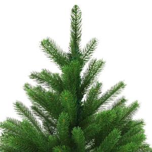 Künstlicher Weihnachtsbaum mit Beleuchtung & Kugeln mit LED Beleuchtung 120 cm Grün