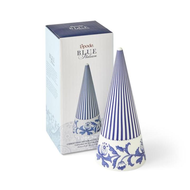 Blauer Italienischer Weihnachtsformschnitt, 22,9 cm, einzeln