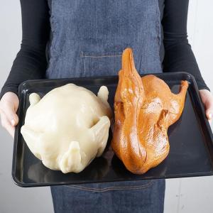Simulatie Voedsel Model Hotel Decoratie Plastic Nep Gebakken Eend Foie Gras Pettitoe Fotosessie Vroege Kinderen Onderwijs Rekwisieten Bourgondië
