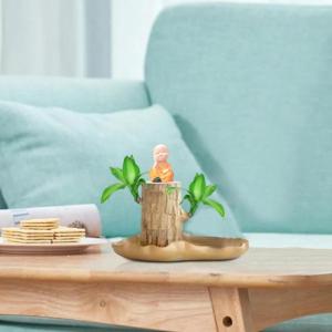 Braziliaanse planten indoor gelukshhouten plantset kleine mini-plant, desktopplanten, Braziliaanse houtplant met monniken, Braziliaans hout, plantenstronk, hout, hydrocultuurplant 